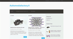 Desktop Screenshot of aaltomediafactory.fi